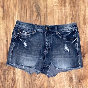 Rue21 patriotic jean shorts